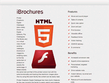 Tablet Screenshot of ibrochures.biz